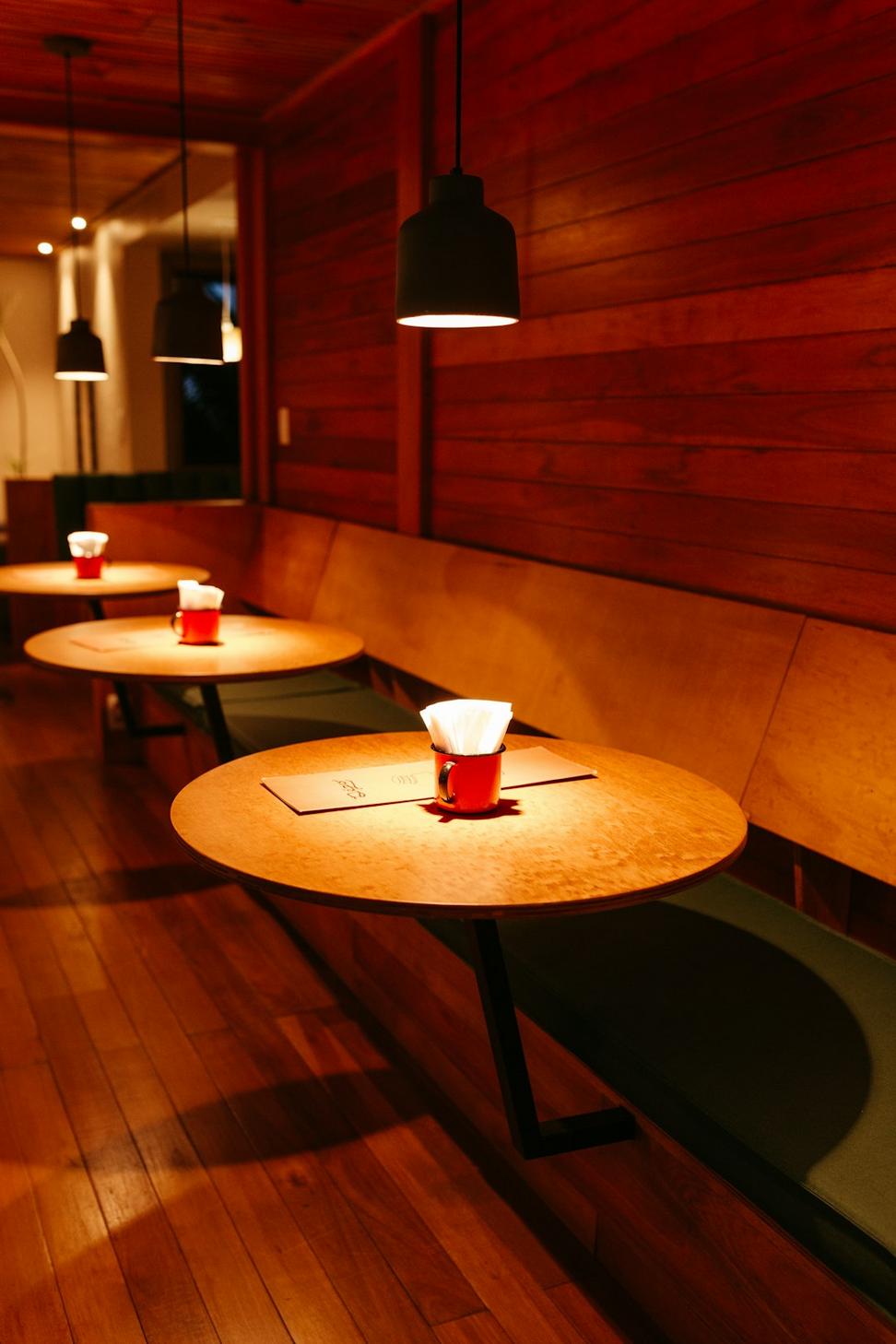 Restaurant bar area